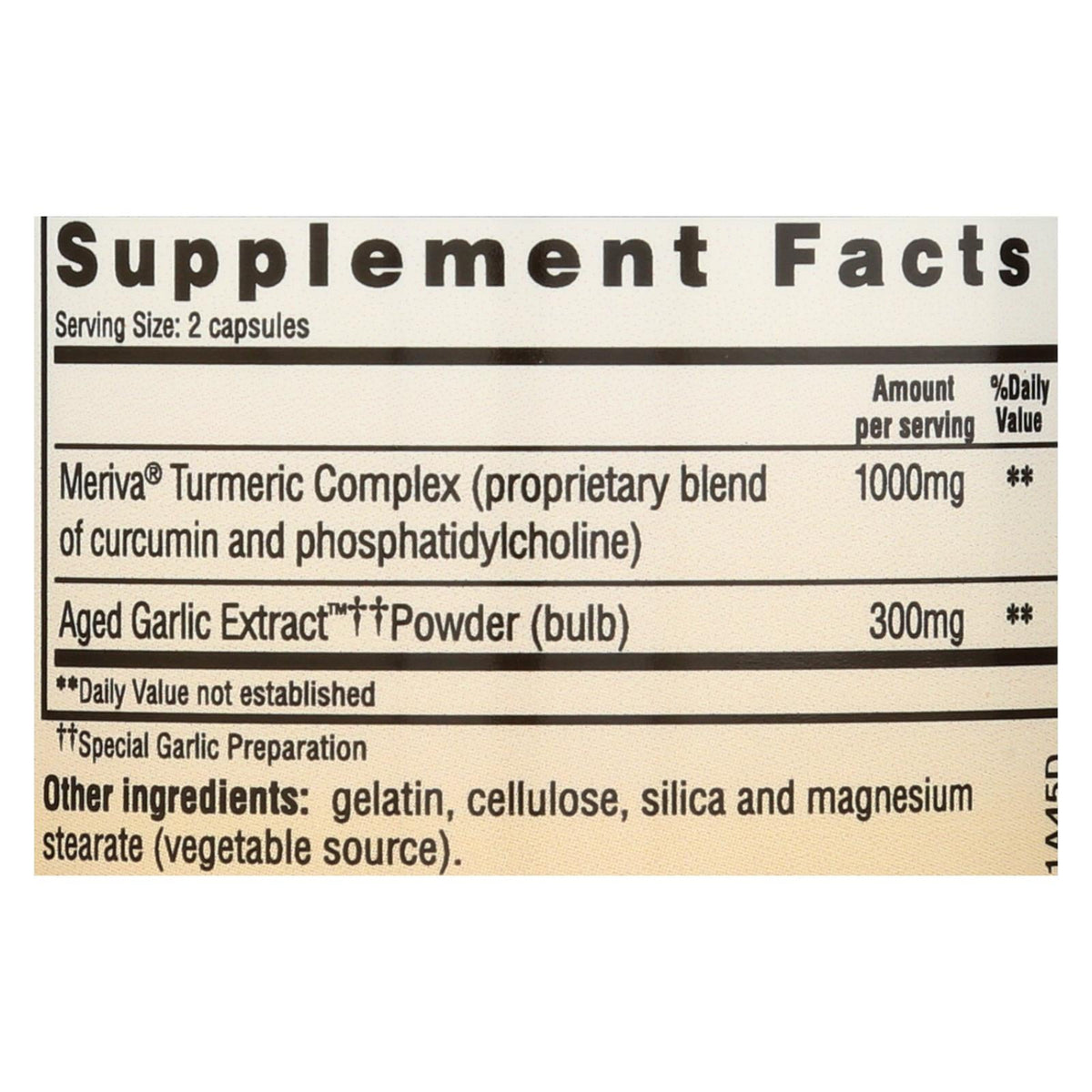 Kyolic Aged Garlic Extract Curcumin, 50 ct