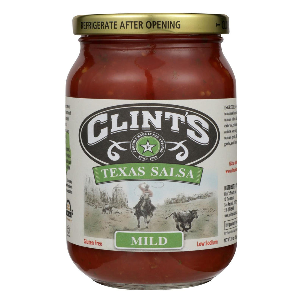 Clint's Mild Mexican Salsa, 16 oz (Case of 6)