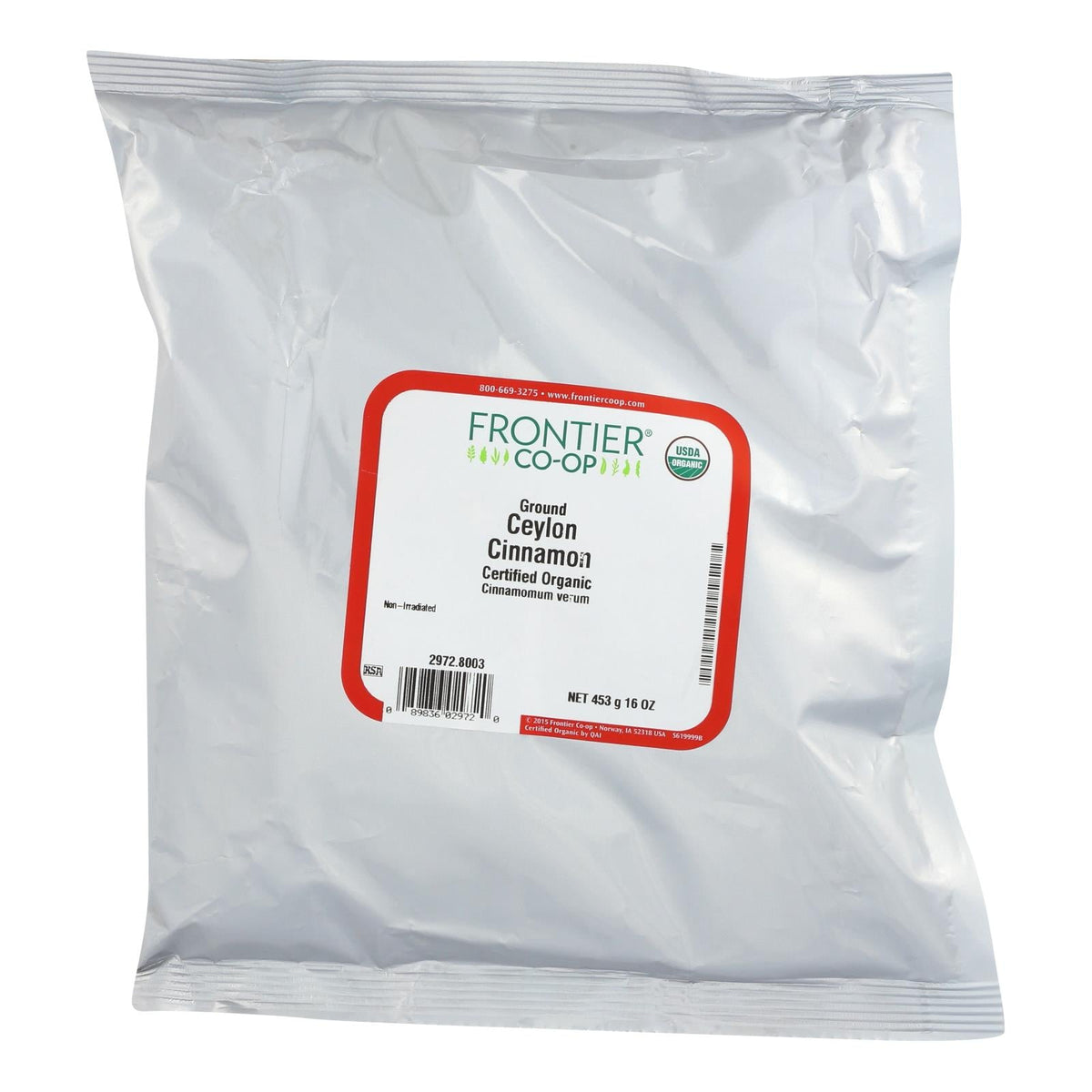 Frontier Co-op Organic Ceylon Cinnamon Powder, 1 lb