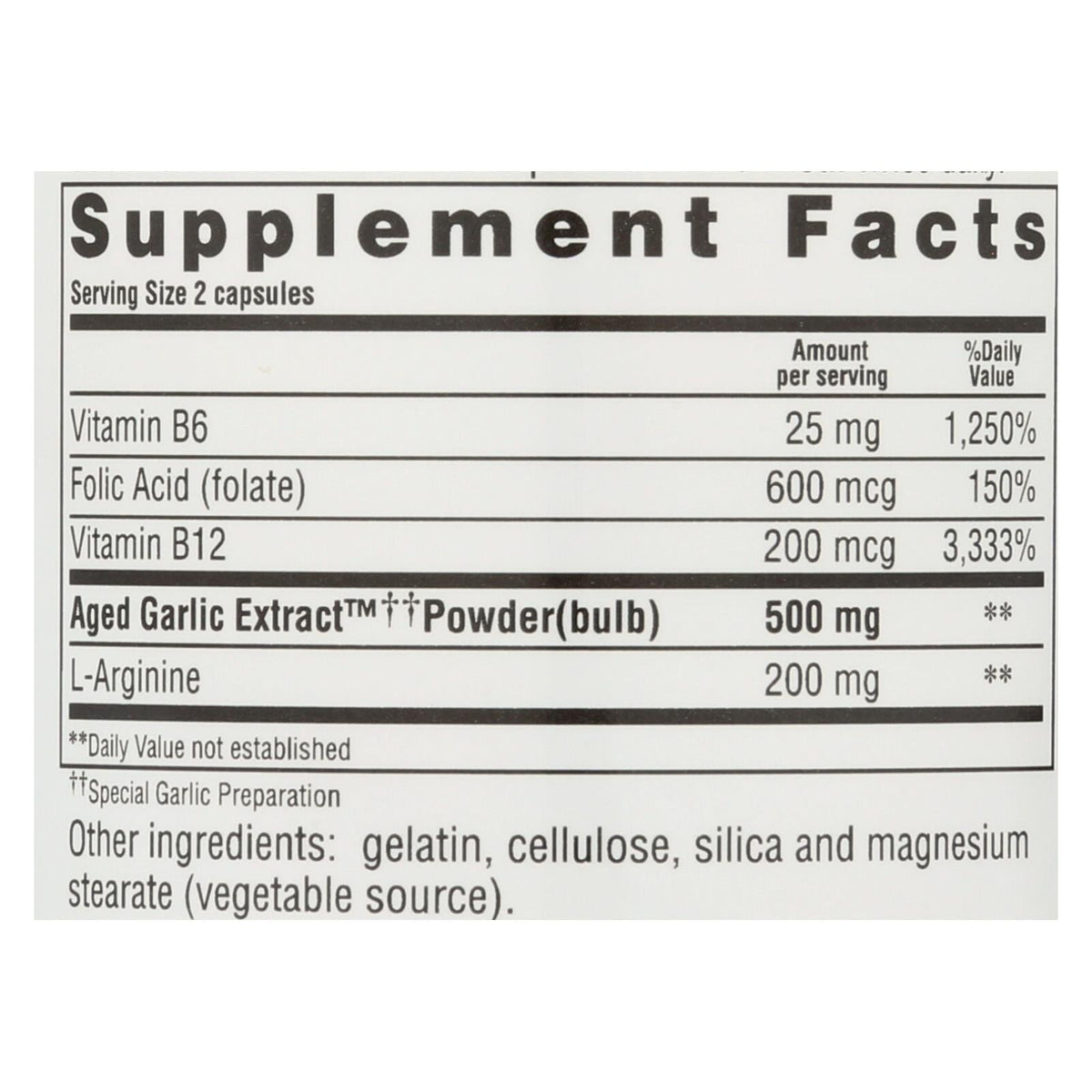 Kyolic Aged Garlic Extract Formula 108, 100 Capsules
