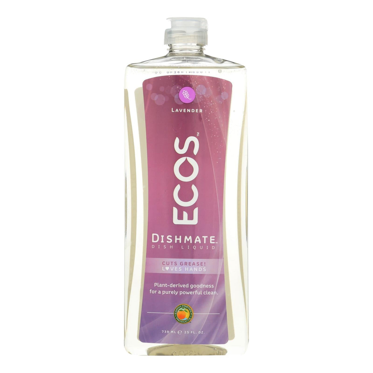 Earth Friendly Products Dishmate Lavender Dish Soap, 25 oz (Case of 6)