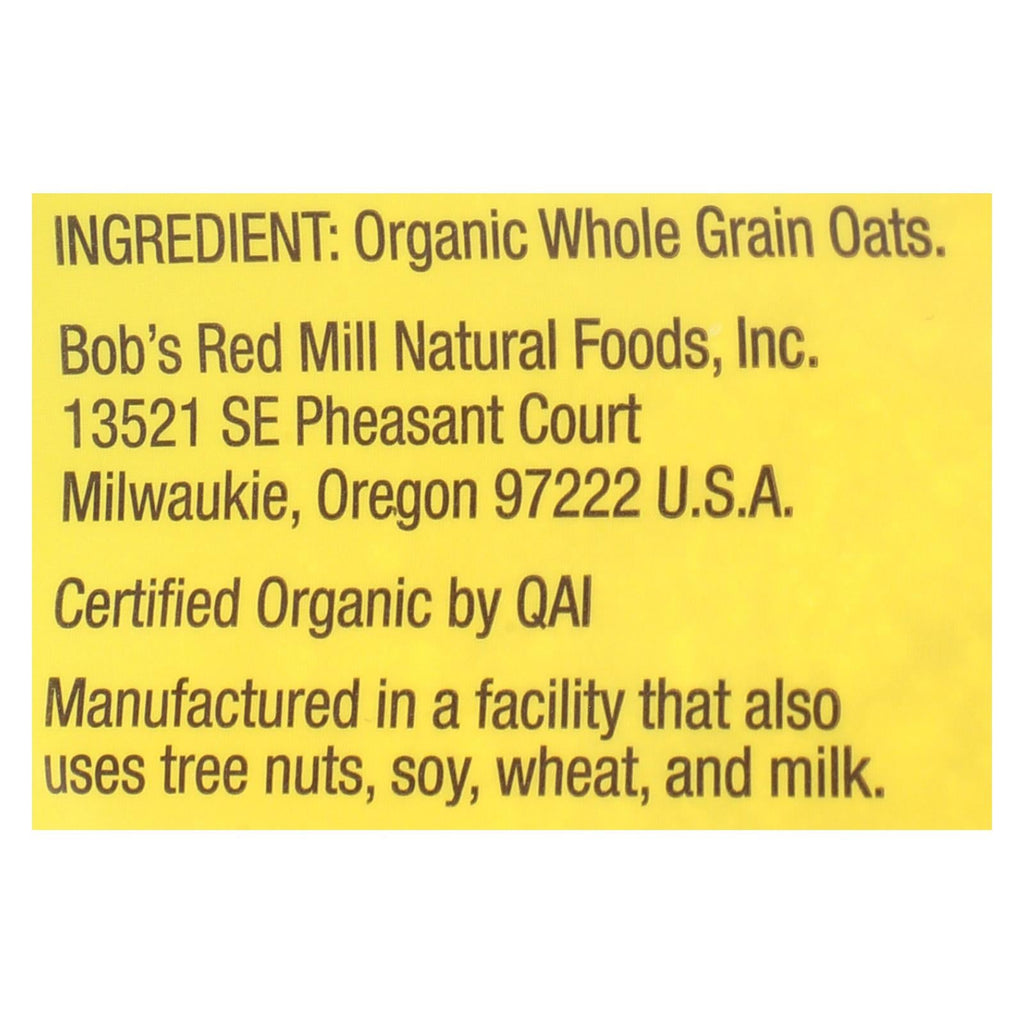 Bob's Red Mill Organic Scottish Oatmeal, 20 oz (Case of 4)