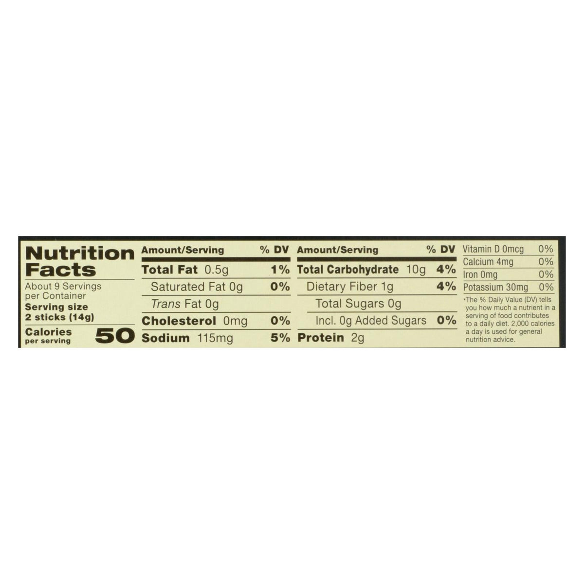 Alessi Garlic Breadsticks, 4.4 oz (Case of 12)
