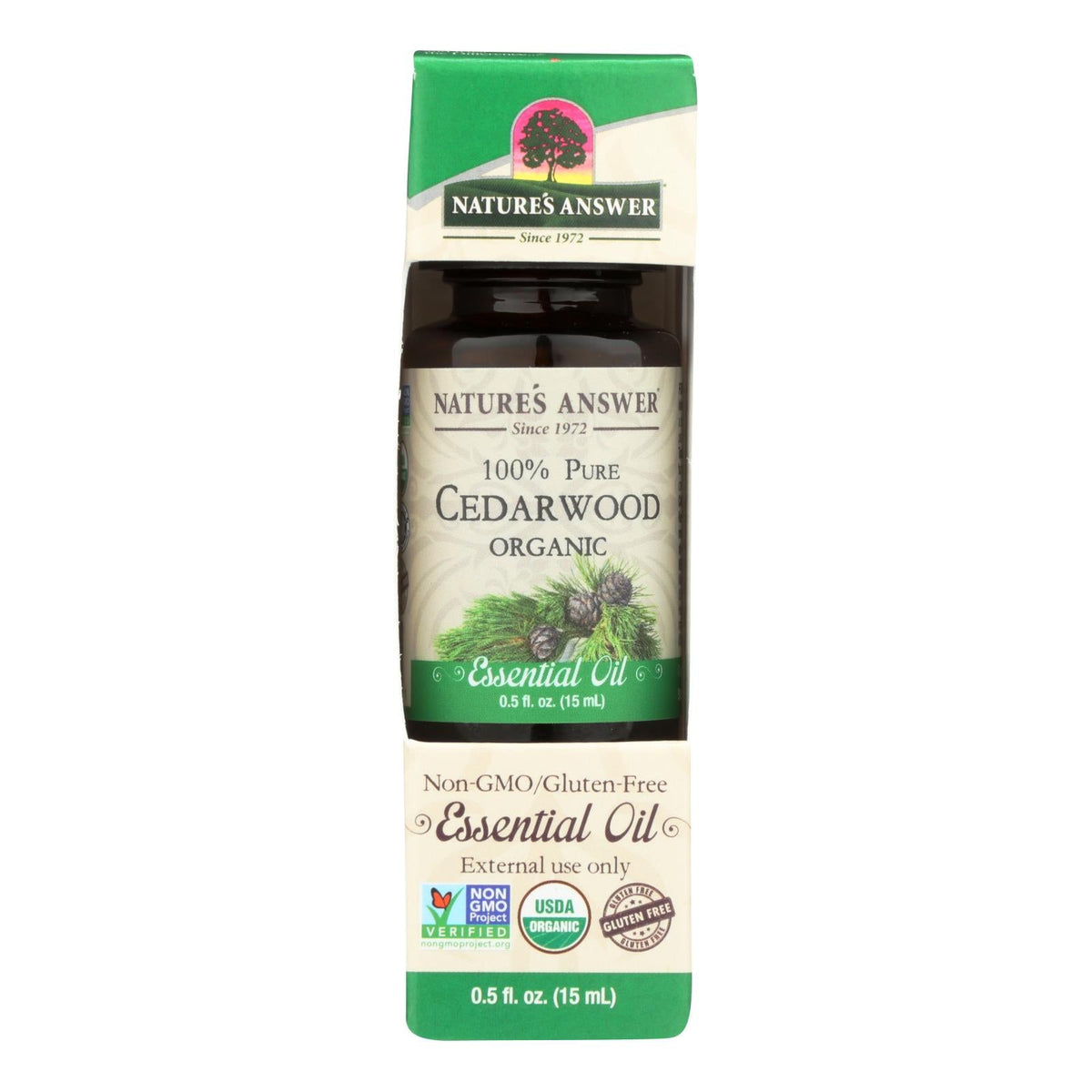 Nature's Answer Organic Bergamot Essential Oil (Pack of 0.5 Oz.)