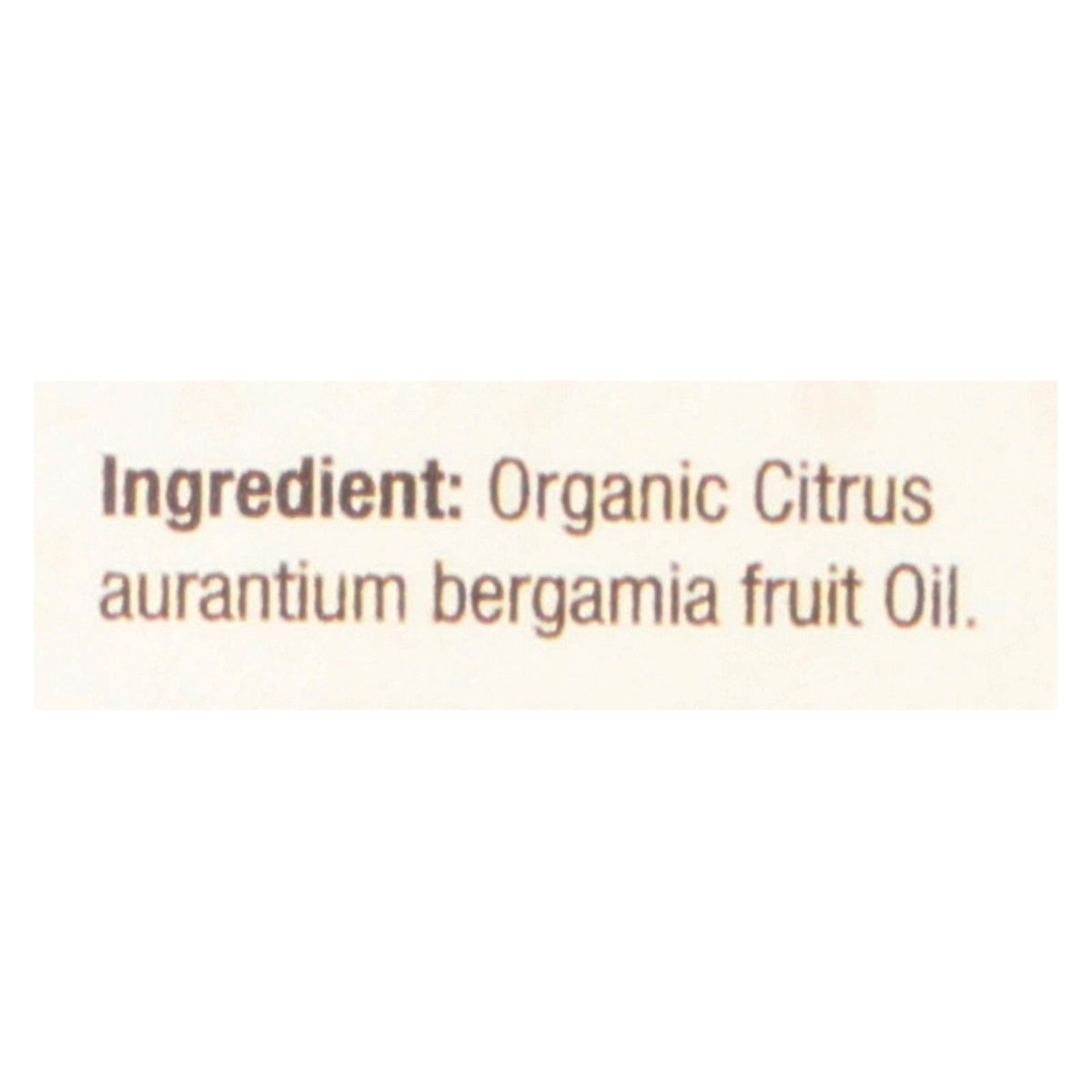 Nature's Answer Organic Bergamot Essential Oil (Pack of 0.5 Oz.)