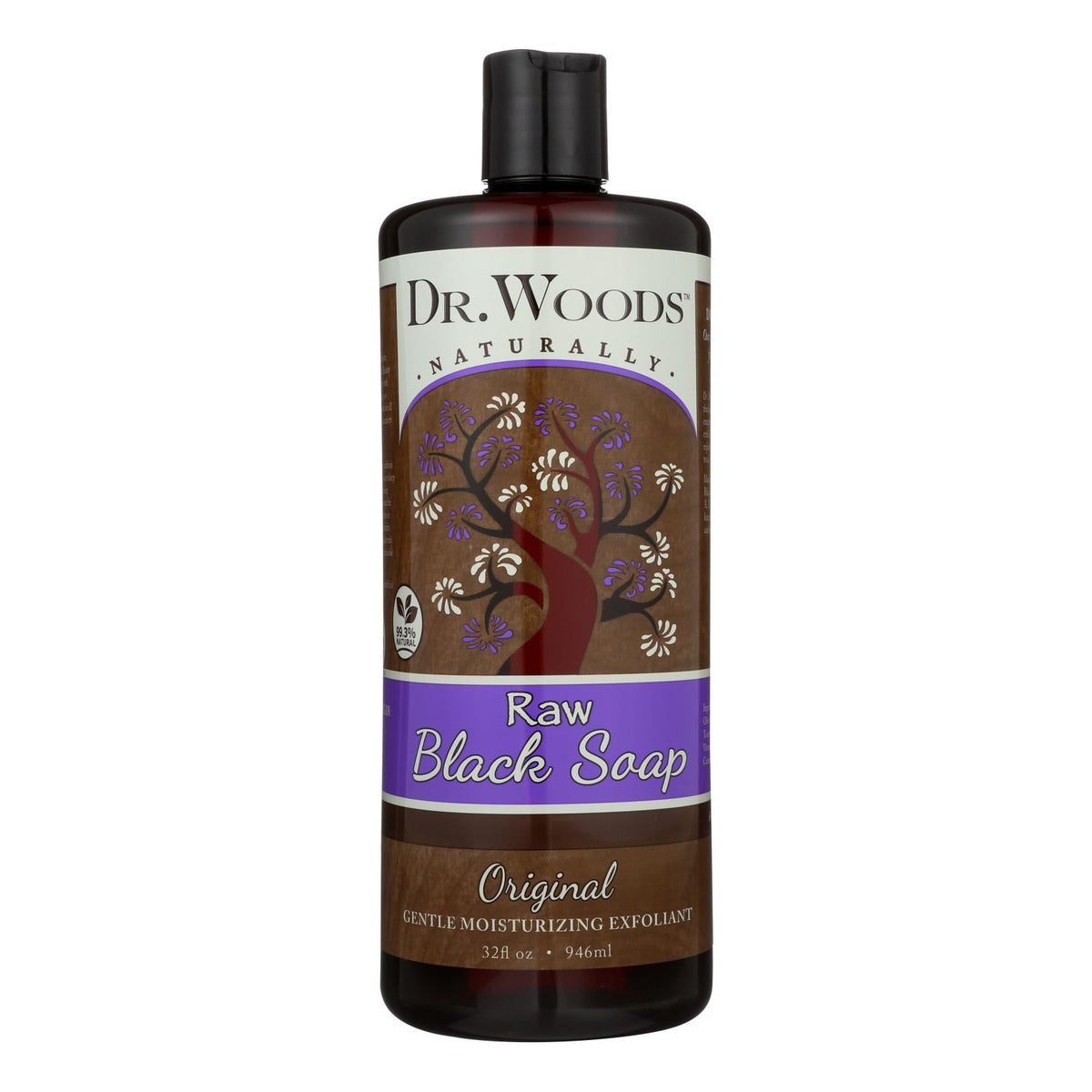 Dr. Woods Pure Black Soap (32 Fl Oz.)