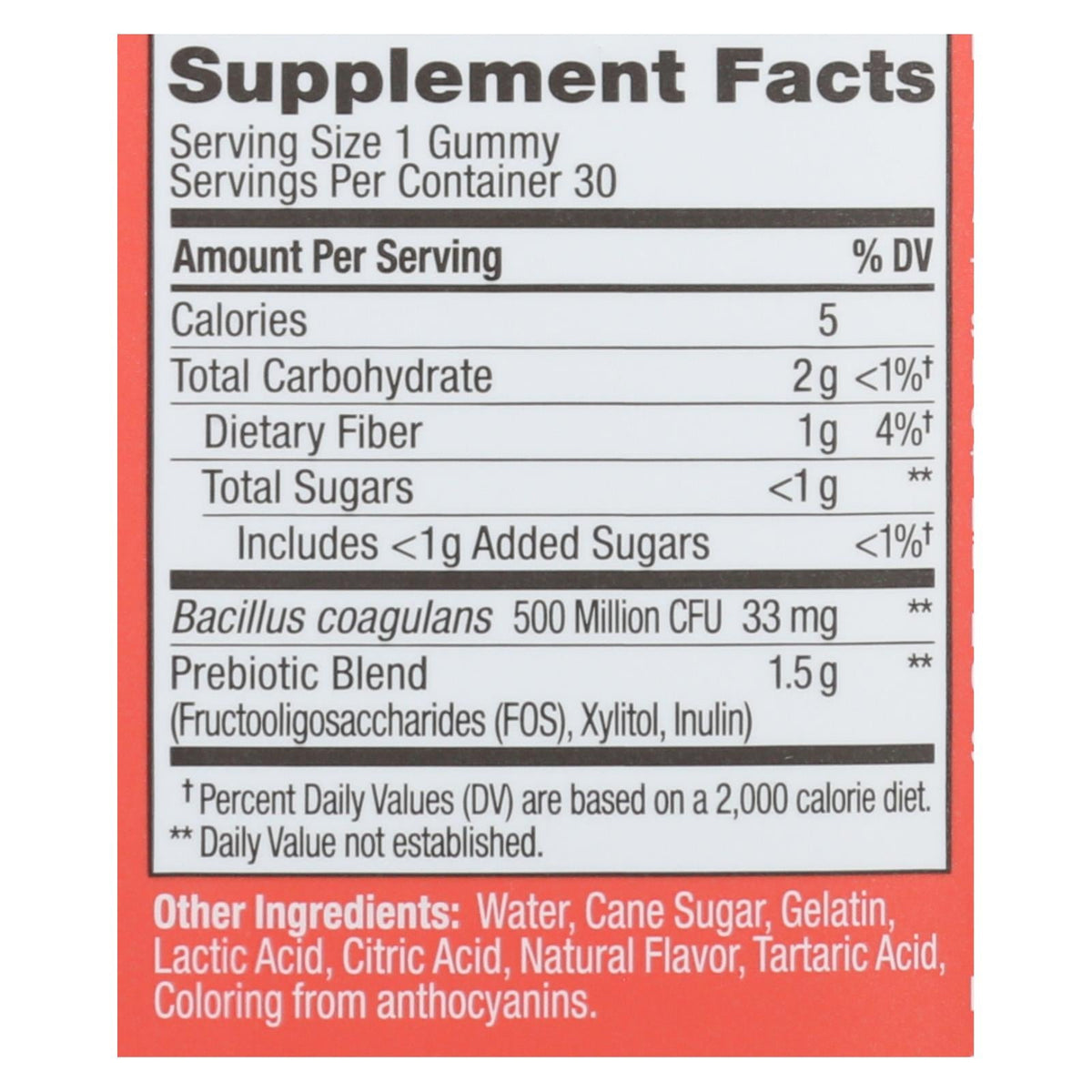 Olly Pro/Prebiotics, Peach, 30 ct