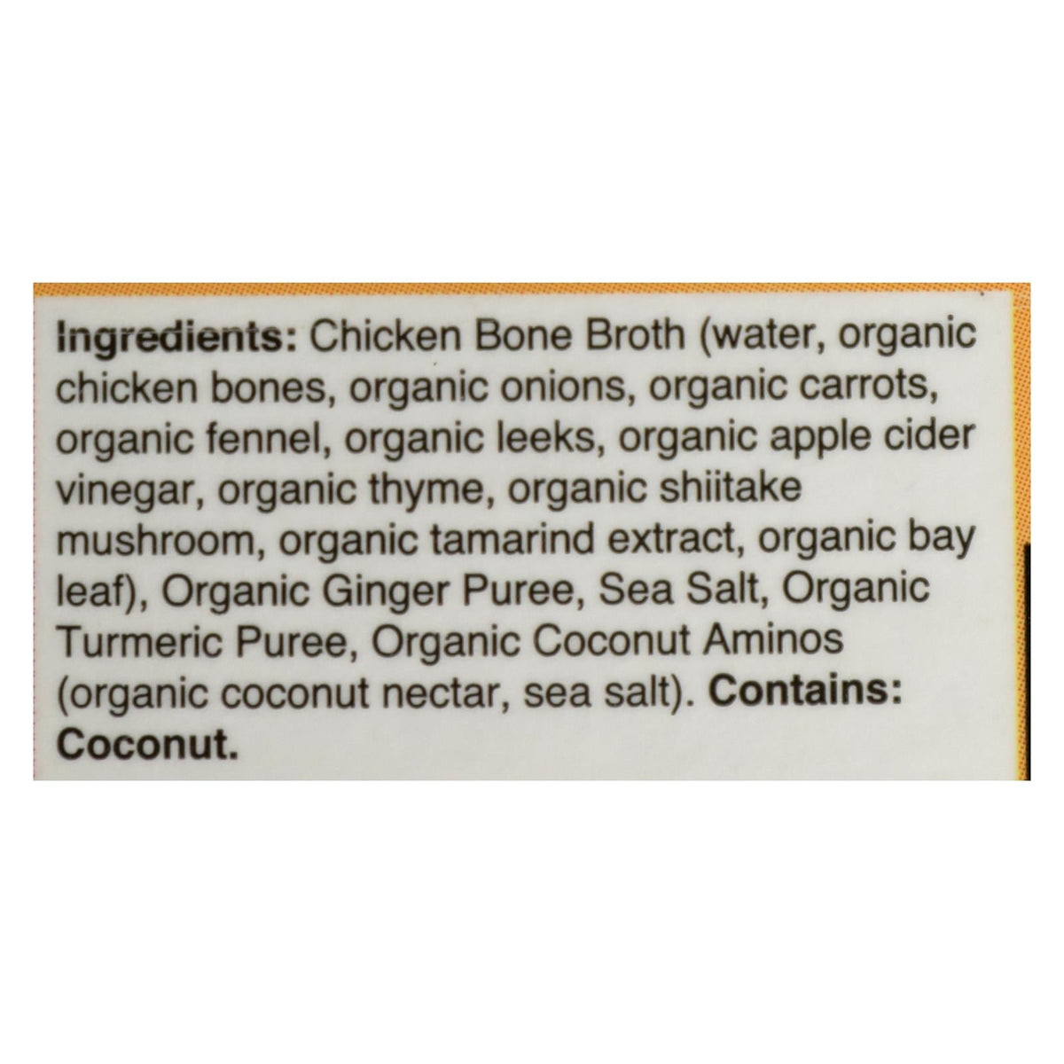 Kettle & Fire Turmeric Ginger Chicken Bone Broth, 16.9 oz (Case of 6)