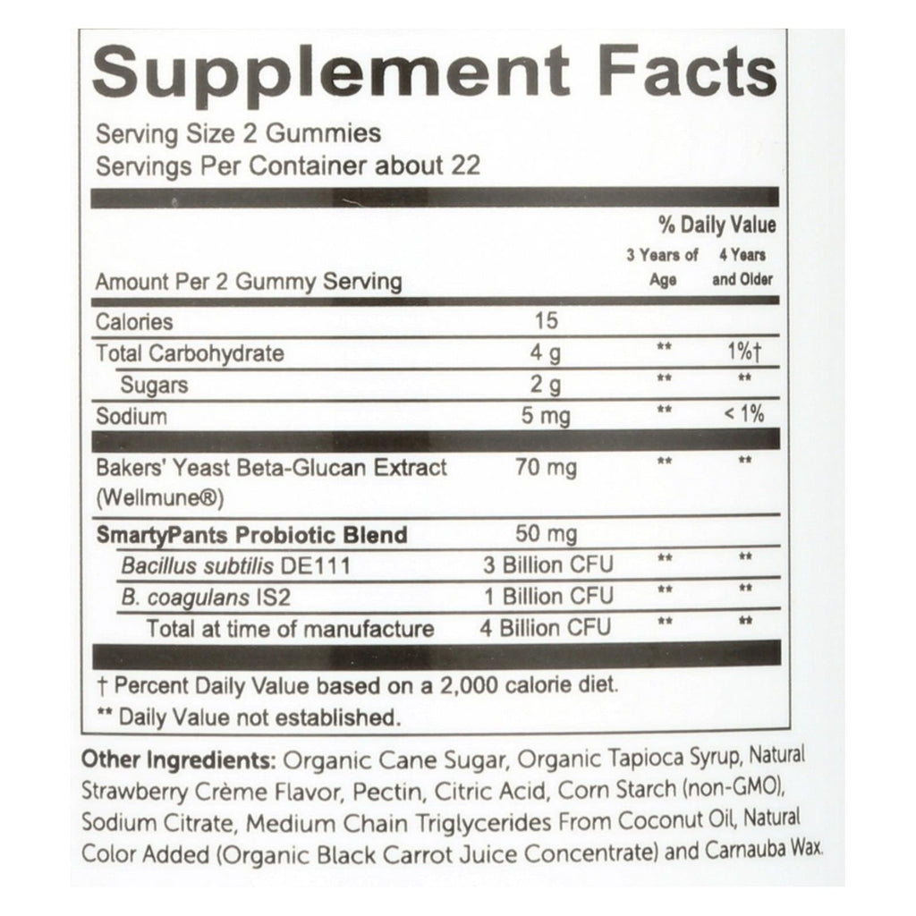 SmartyPants Kids Probiotic Complete, Strawberry Creme, 45 ct