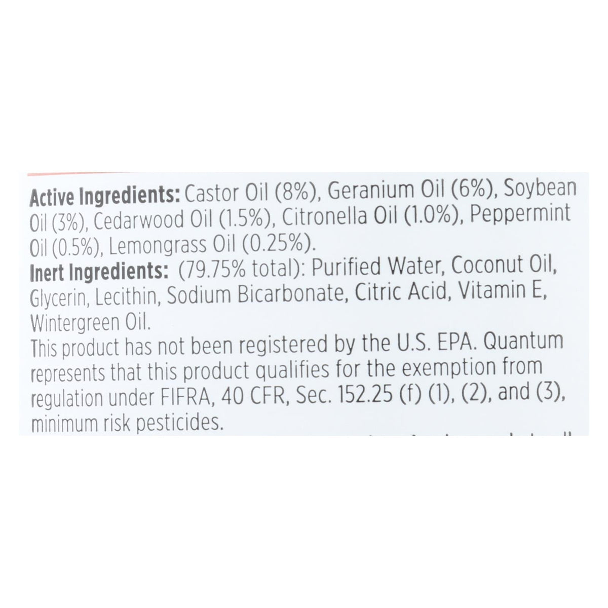 Quantum Research Buzz Away  8 Oz. Extreme Spray
