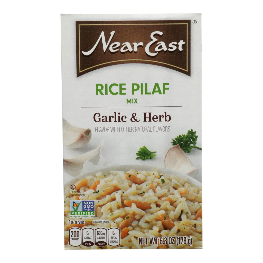 Near East Garlic & Herb Rice Pilaf, 6.3 oz (Case of 12)