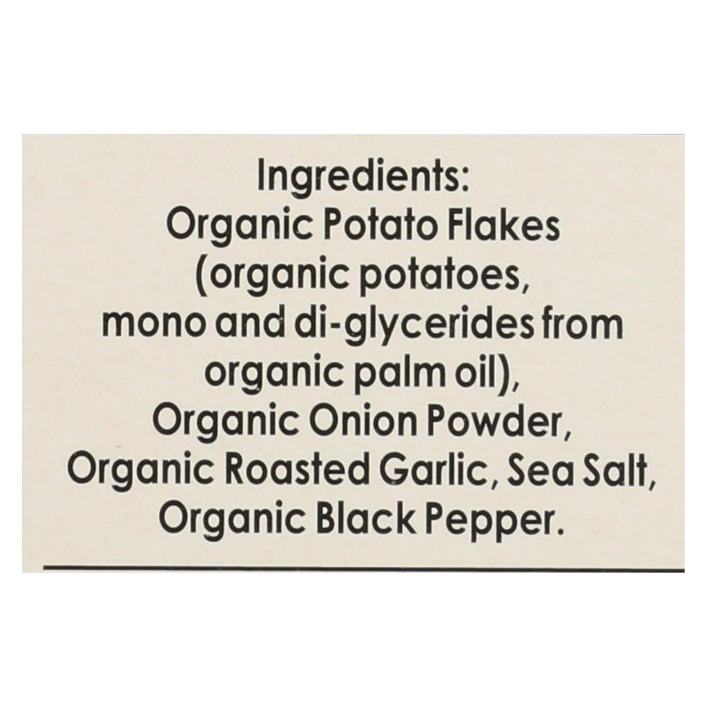 Edward & Sons Organic Roasted Garlic Mashed Potatoes, 3.5 oz (Case of 6)