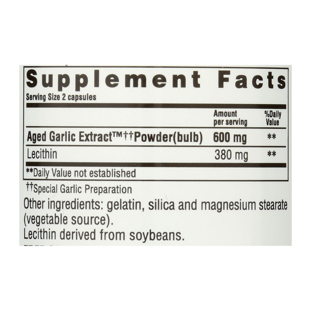 Kyolic Aged Garlic Extract Formula 104, 100 Capsules