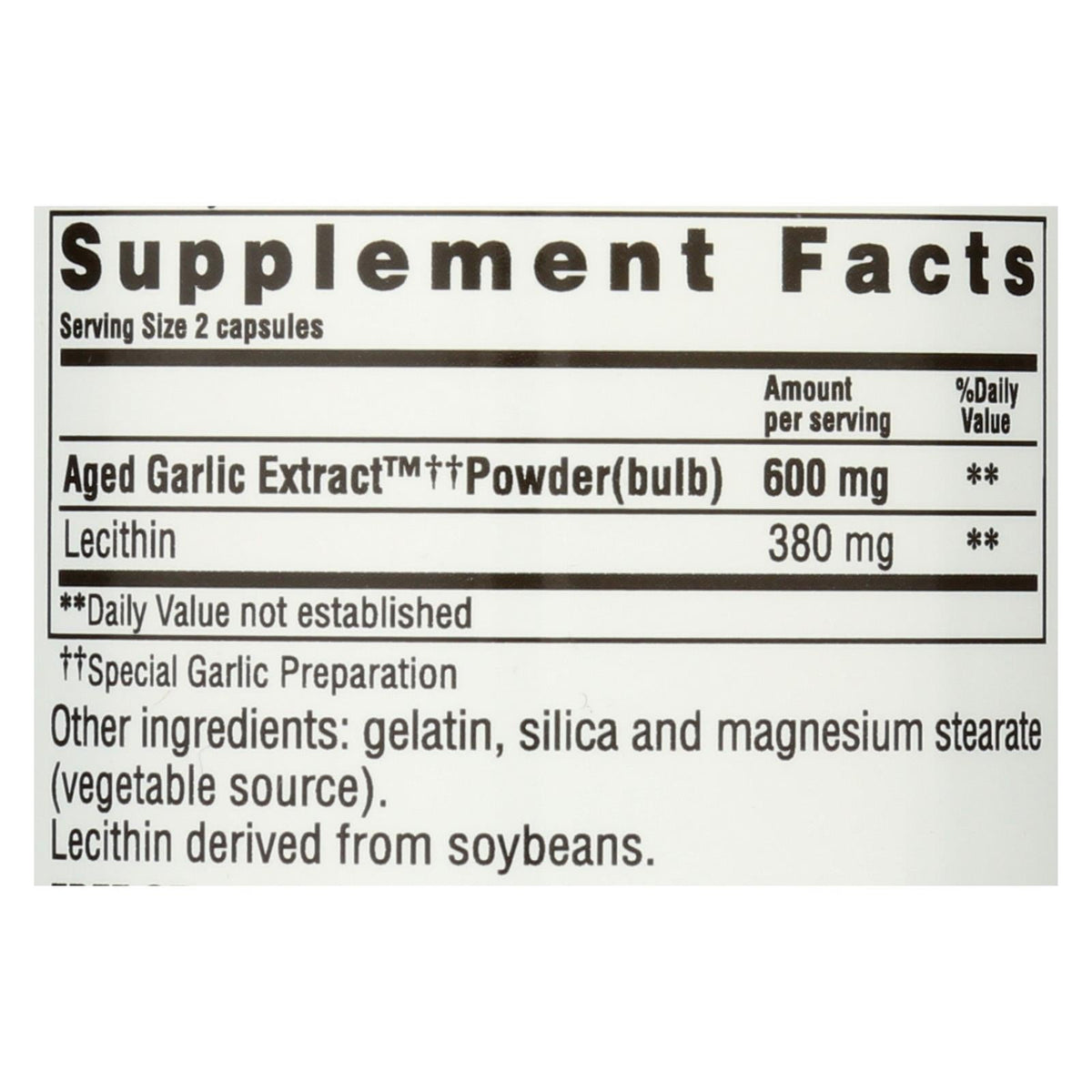 Kyolic Aged Garlic Extract Formula 104, 100 Capsules
