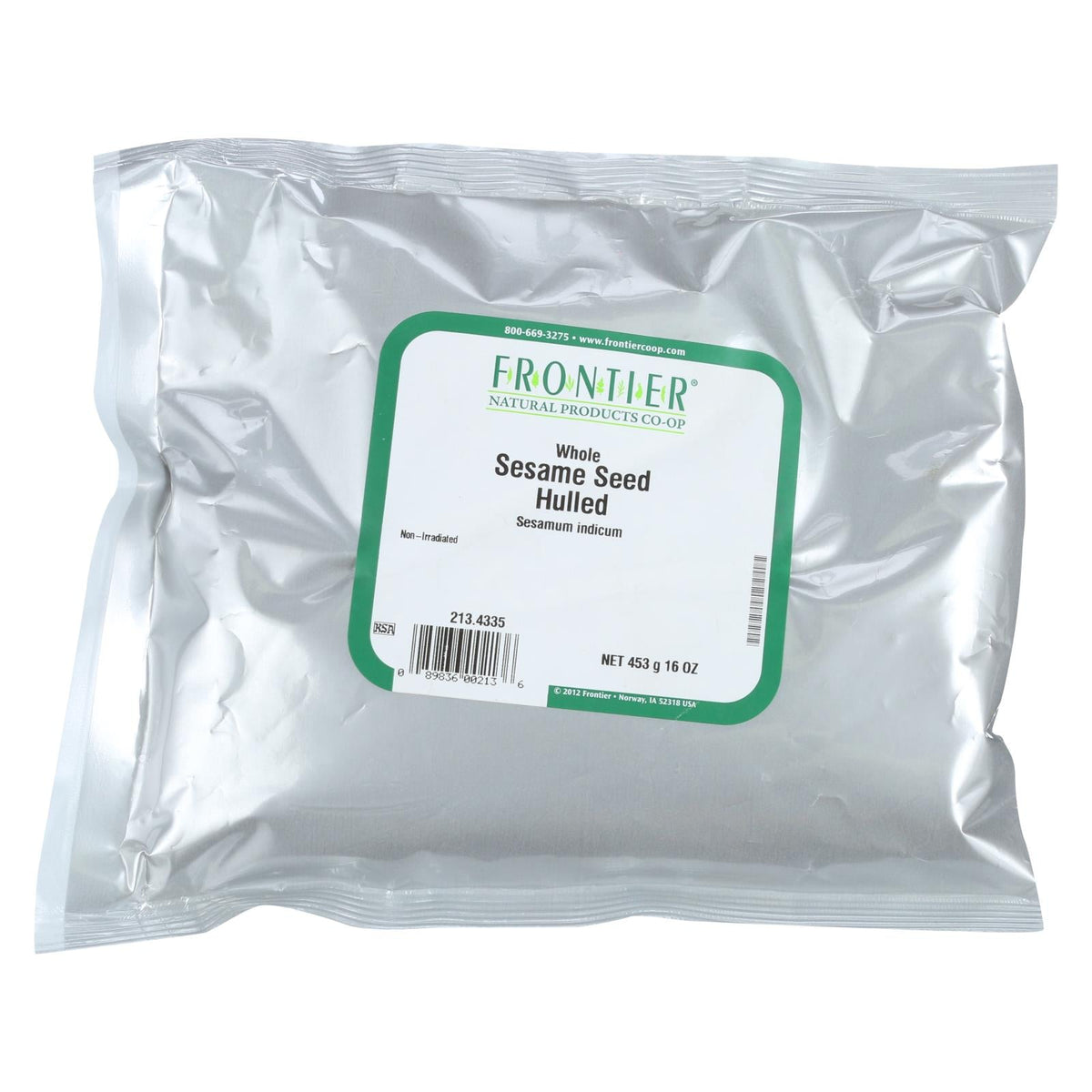Frontier Herb Hulled Sesame Seeds - 1lb