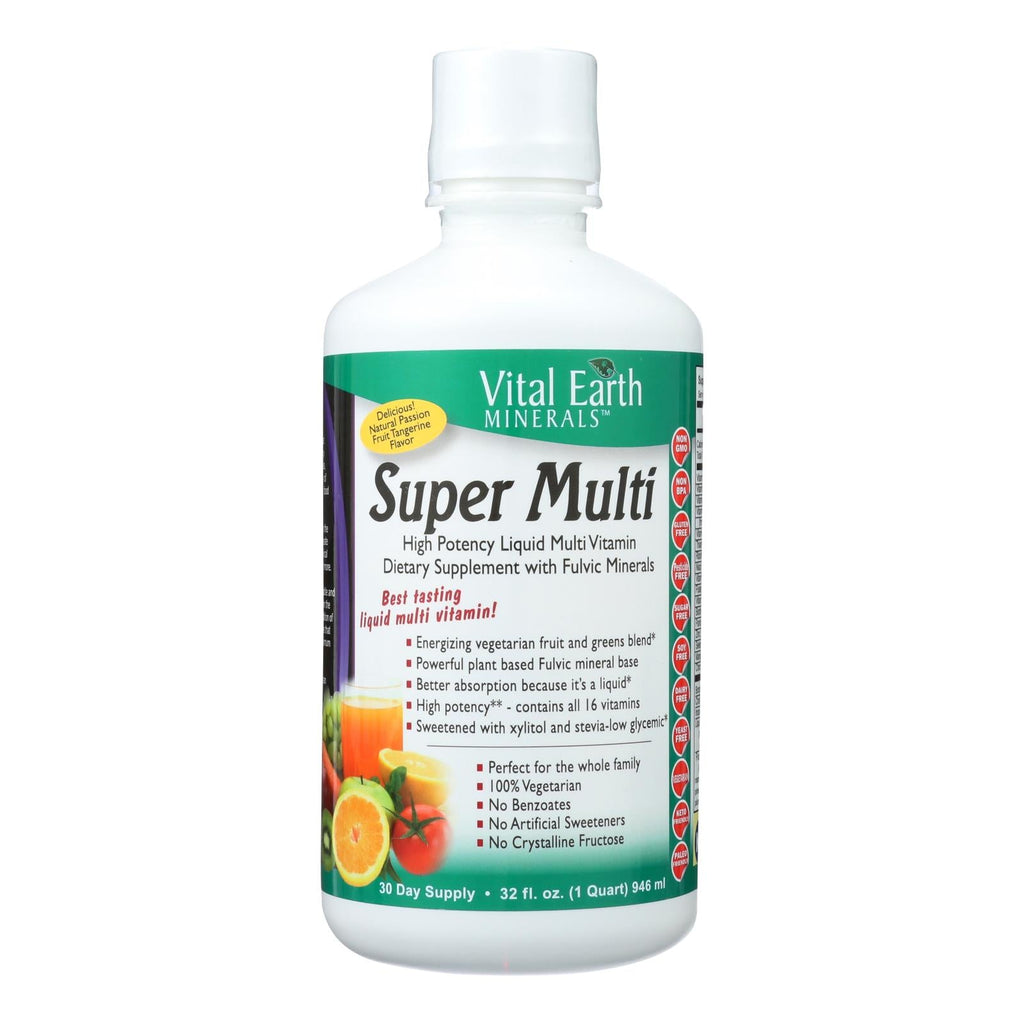 Vital Earth Minerals Super Multi Passion Fruit (32 Fl Oz.)