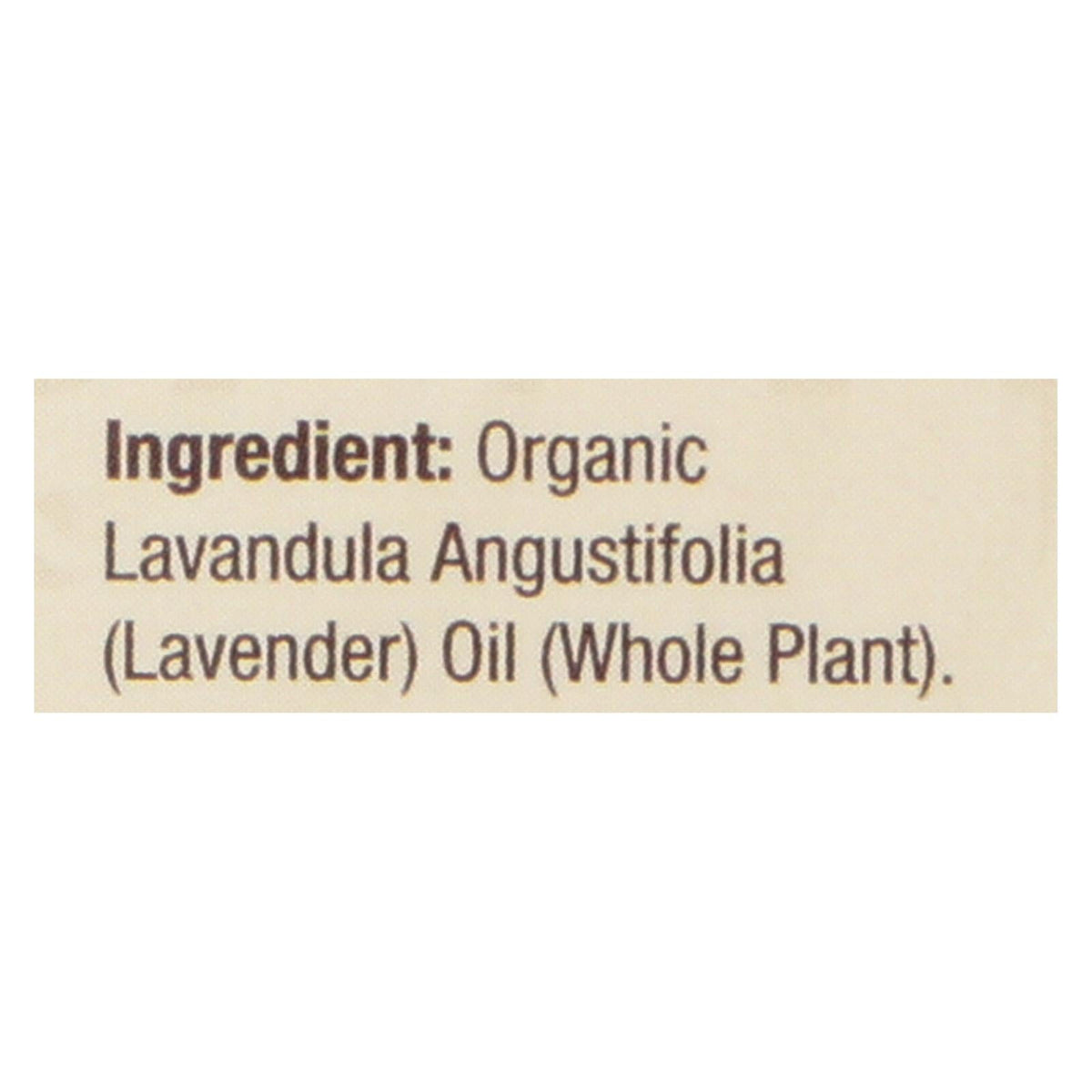 Nature's Answer Organic Lavender Essential Oil, 0.5 oz