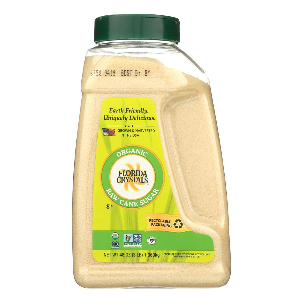 Florida Crystals Organic Cane Sugar Jug, 48 oz