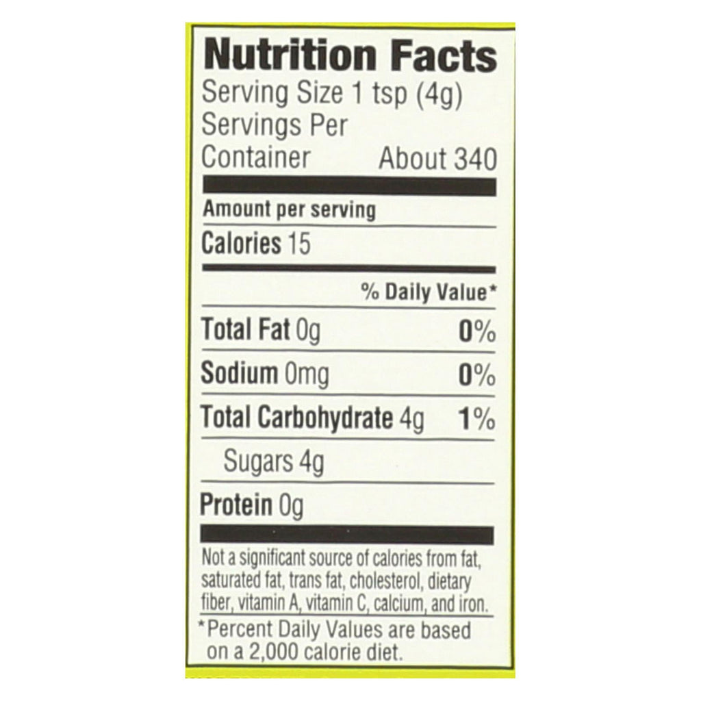 Florida Crystals Organic Cane Sugar Jug, 48 oz