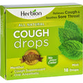 Herbion Naturals All Natural Mint Cough Drops, 18 ct