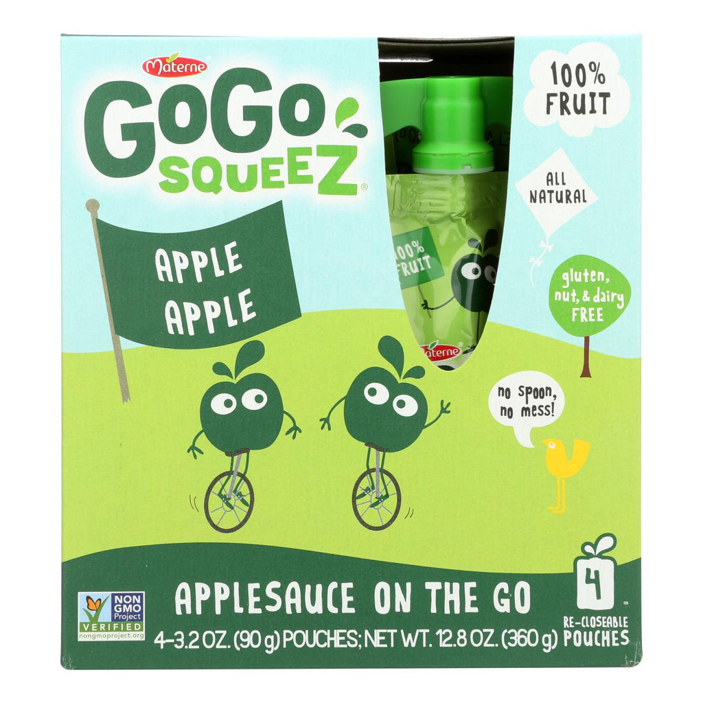 GoGo SqueeZ Organic Applesauce, 3.2 oz (Case of 12)