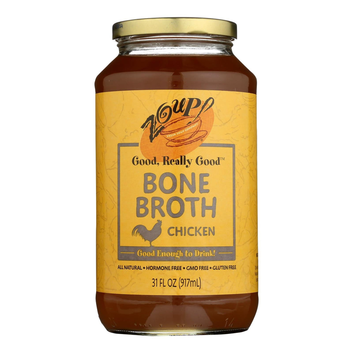 Zoup! Good, Really Good Bone Broth, 31 fl oz (Case of 6)