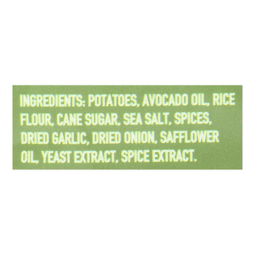 Boulder Canyon Avocado Oil (Pack of 12) 5.25 Oz Canyon Cut Potato Chips - Sea Salt and Cracked Pepper