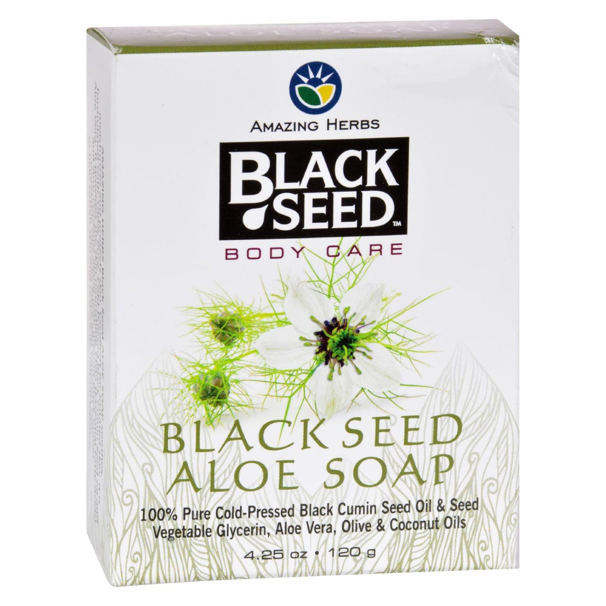 Black Seed Bar Soap with Aloe, 4.25 oz