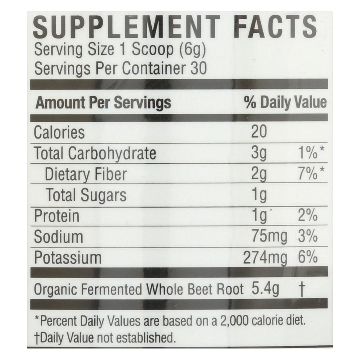 Nature's Answer Whole Beets Powder, 6.34 oz