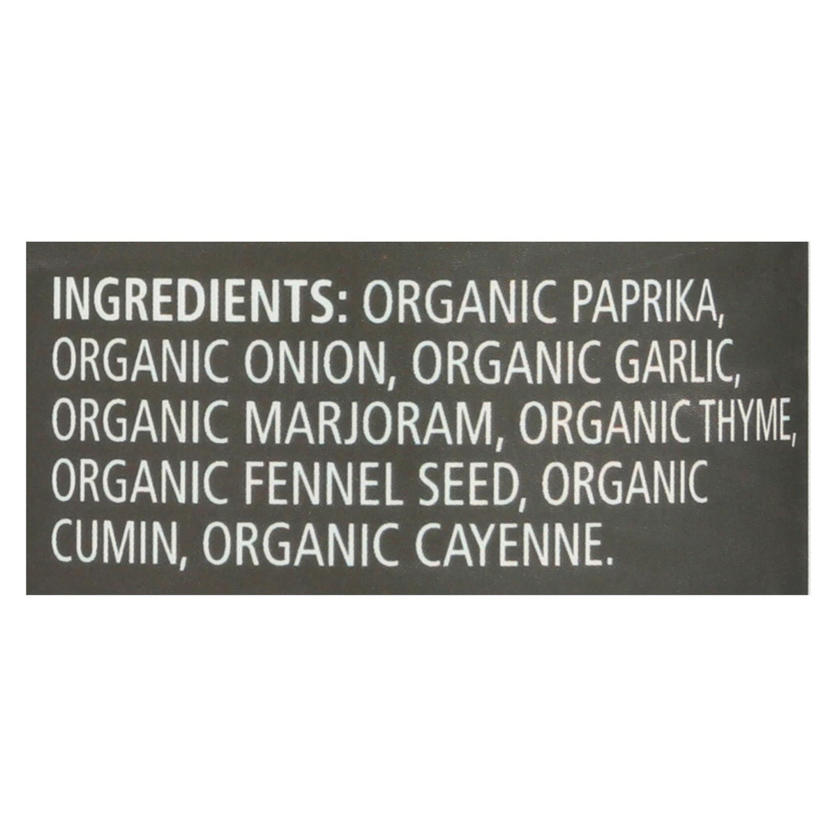 Frontier Co-op Organic Cajun Seasoning Blend, 2.08 oz