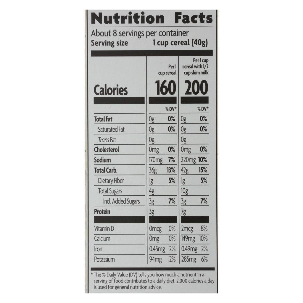 Nature's Path Organic Corn Flakes Cereal (Pack of 12) - Fruit Juice Sweetened, 10.6 Oz.
