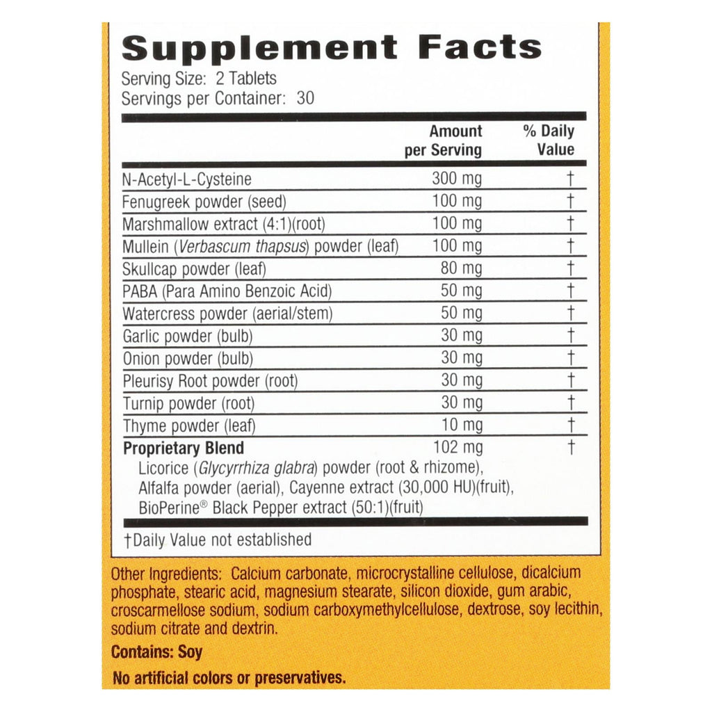 Nature's Secret Respiratory Cleanse & Defense, 60 Tablets