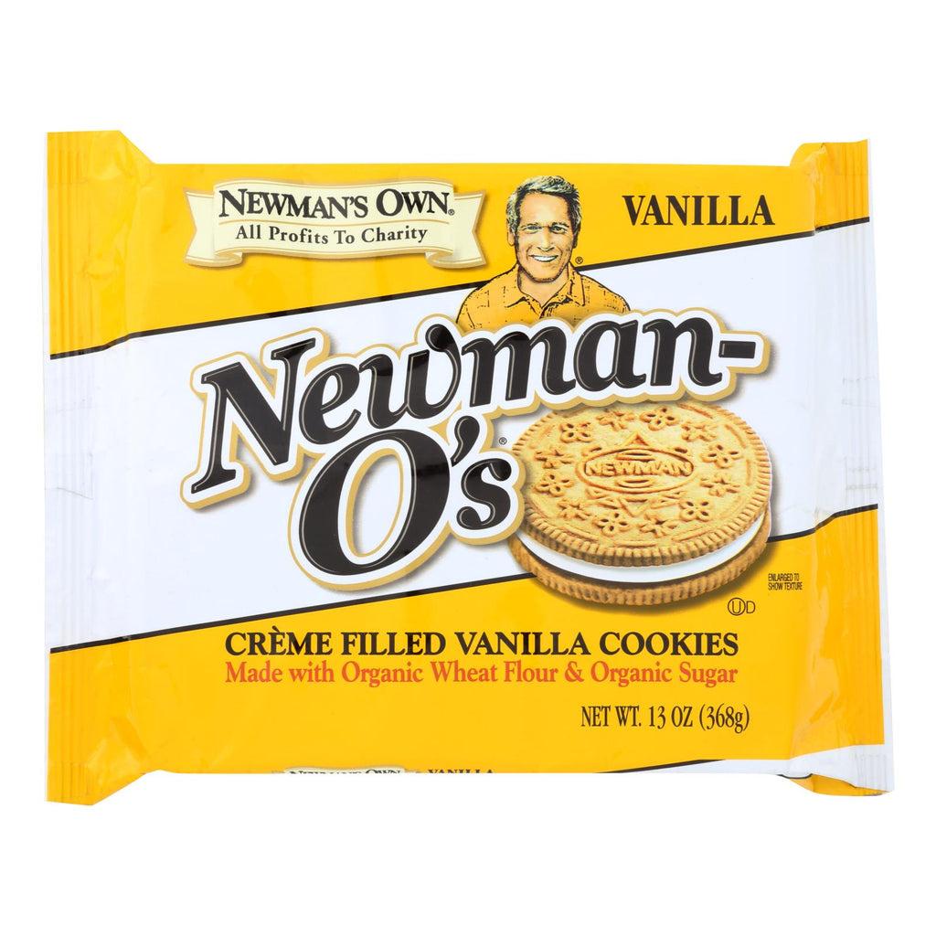 Newman's Own Organics Creme-Filled Cookies - Vanilla (Pack of 6, 13 Oz. Each)
