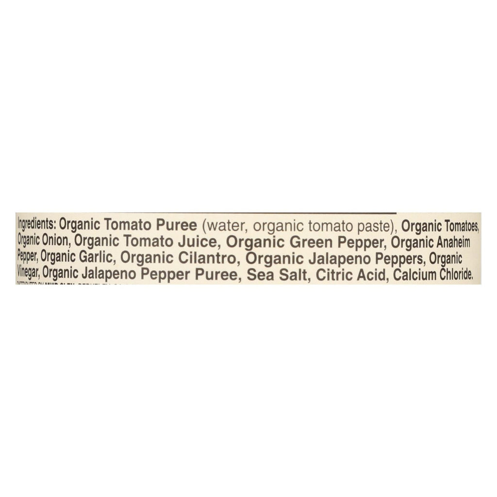 Muir Glen Medium Garlic Cilantro Salsa, 16 oz (Case of 12)