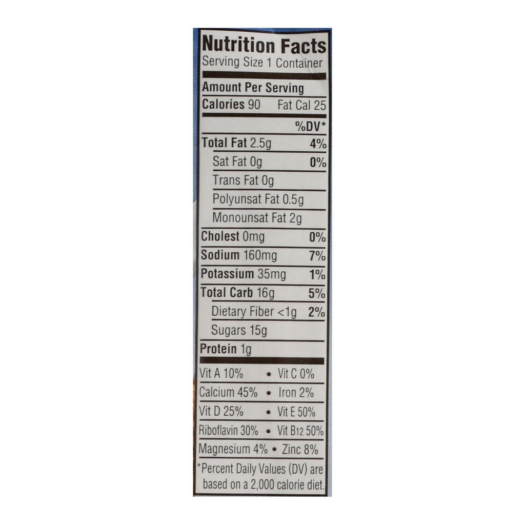 Silk Vanilla Pure Almond Milk, 8 fl oz (Case of 3)
