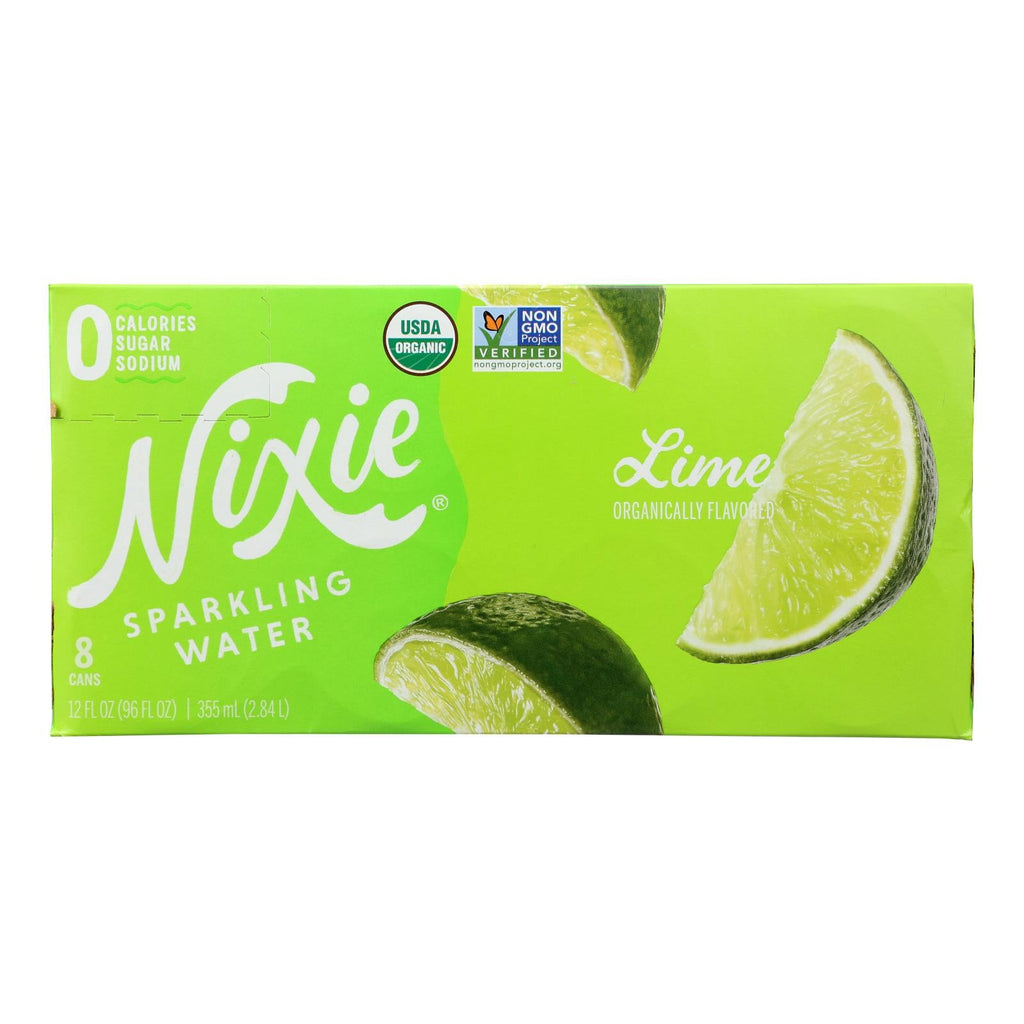 Nixie Sparkling Water Lime - 8/12 Fl Oz (Case of 3)