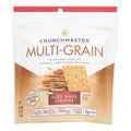 Crunchmaster White Cheddar Multigrain Crackers, 4 oz (Case of 12)