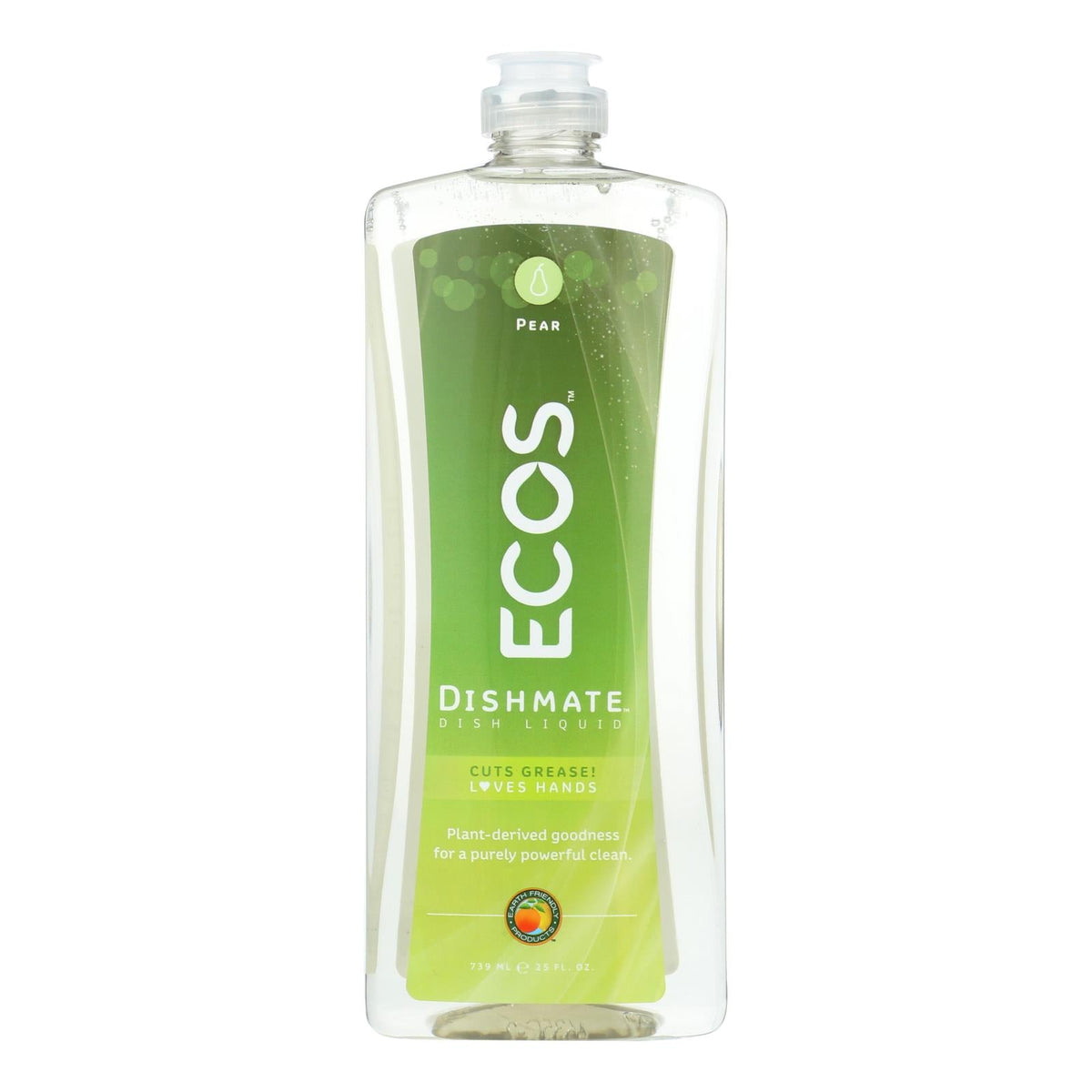 Earth Friendly Products Dishmate Natural Pear Liquid Dish Soap, 25 fl oz (Case of 6)