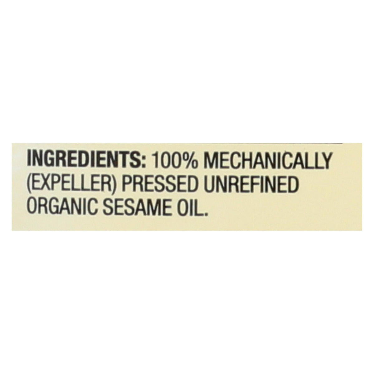 Spectrum Naturals Organic Unrefined Sesame Oil, 16 fl oz (Case of 12)