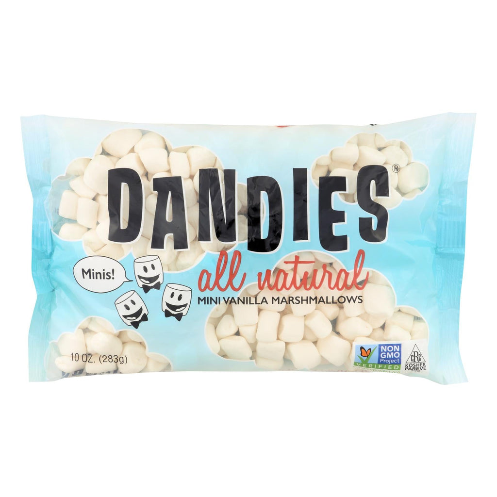 Dandies Classic Vanilla Air-Puffed Mini Marshmallows, 10 oz (Case of 12)