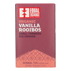 Equal Exchange Organic Vanilla Rooibos Herbal Tea, 20 Tea Bags (Case of 6)