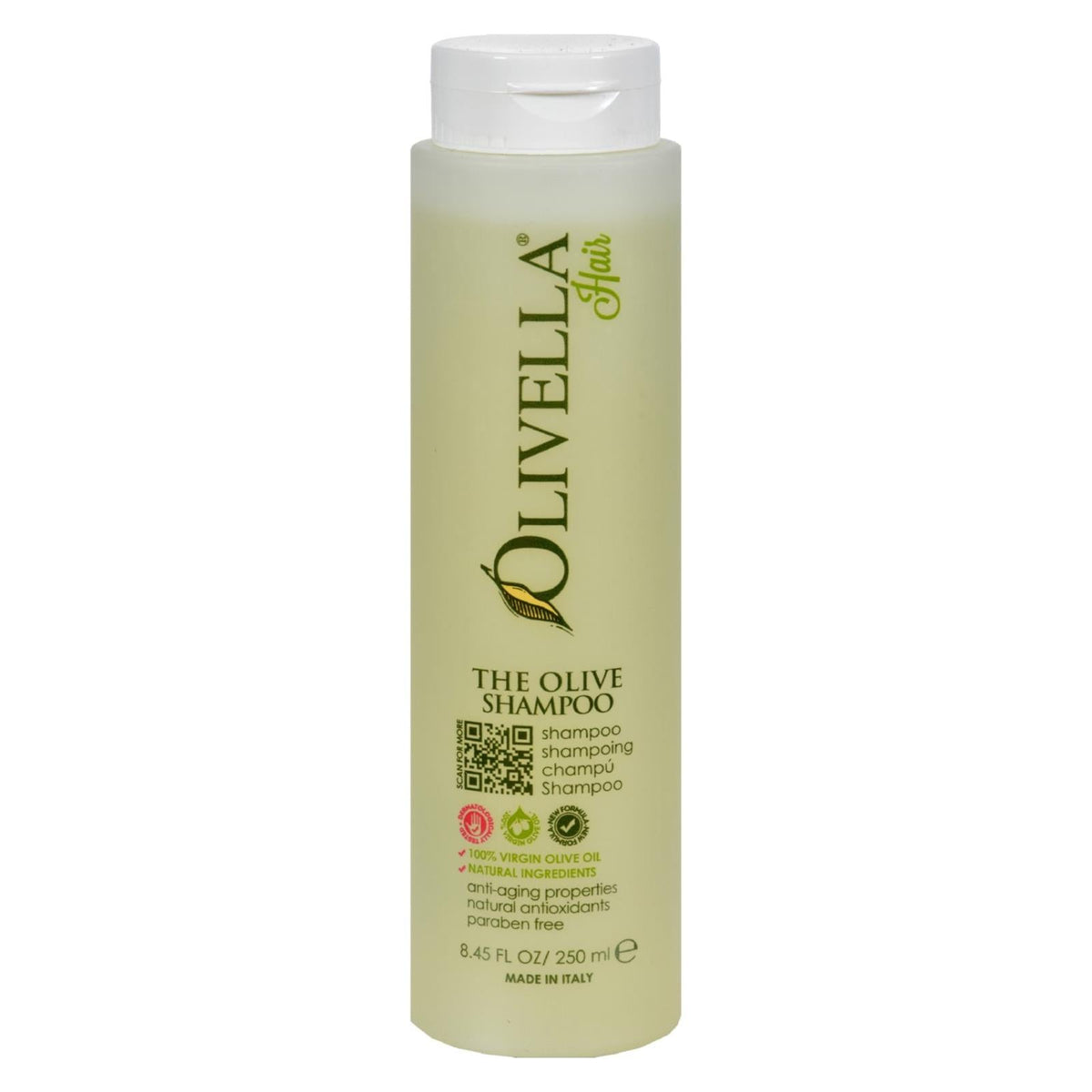 Olivella Natural Olive Shampoo, 8.5 fl oz