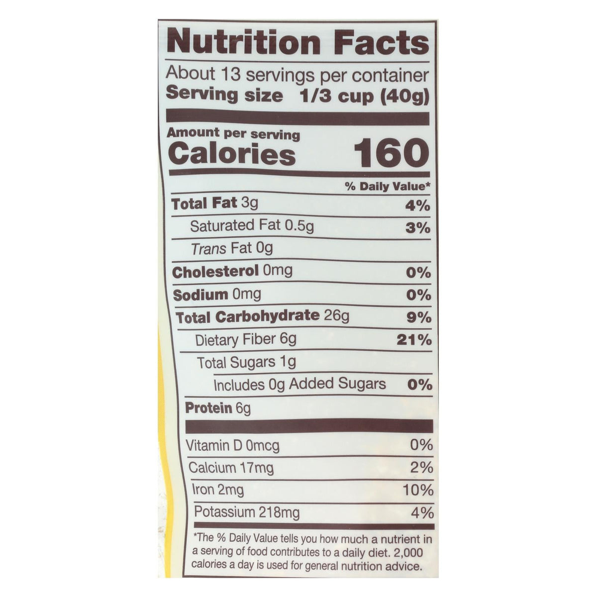 Bob's Red Mill Organic High Fiber Oat Bran Hot Cereal, 18 oz (Case of 4)