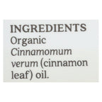 Aura Cacia Organic Cinnamon Leaf Essential Oil, 0.25 oz