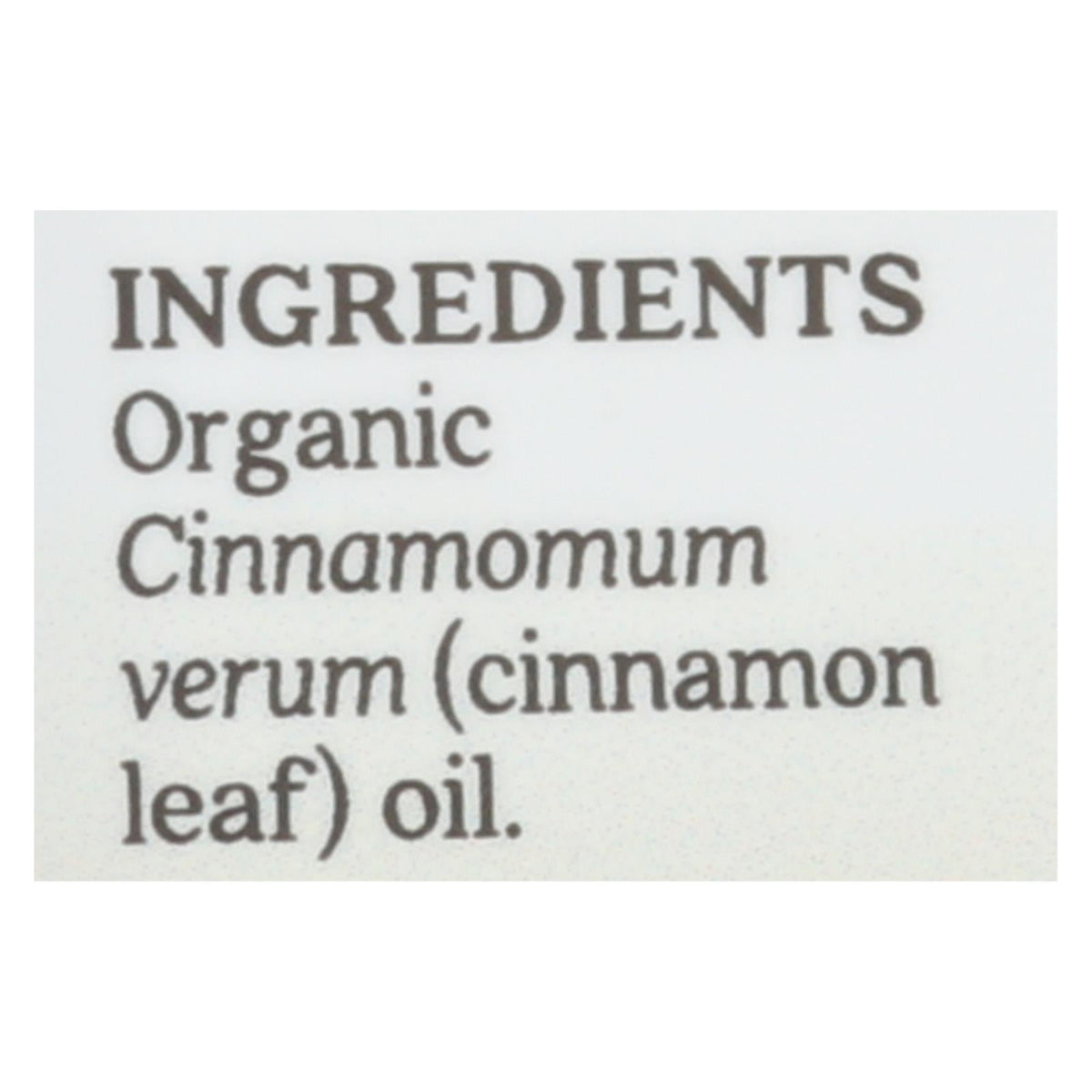 Aura Cacia Organic Cinnamon Leaf Essential Oil, 0.25 oz