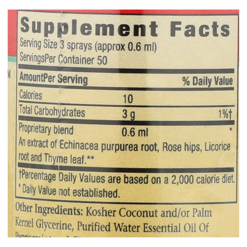 Herbs For Kids Super Kid's Throat Spray Peppermint - Fl Oz