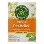 Traditional Medicinals Organic Gas Relief Tea, 16 Tea Bags (Case of 6)