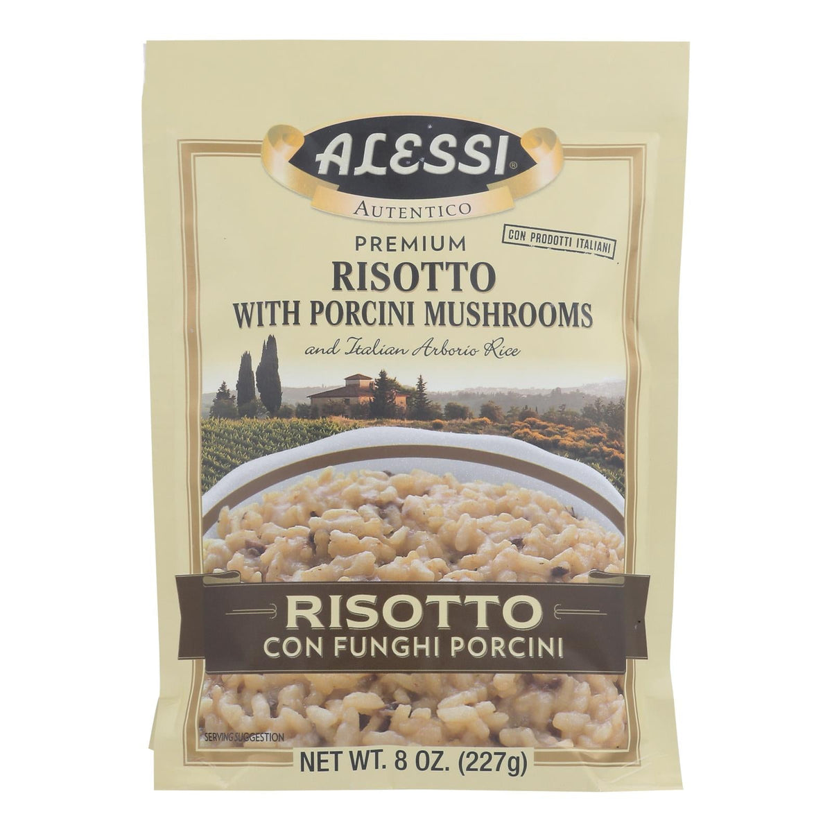 Alessi Porcini Mushroom Risotto, 8 oz (Case of 6)
