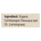 Nature's Answer Organic Lemongrass Essential Oil (Pack of 0.5 Oz.)
