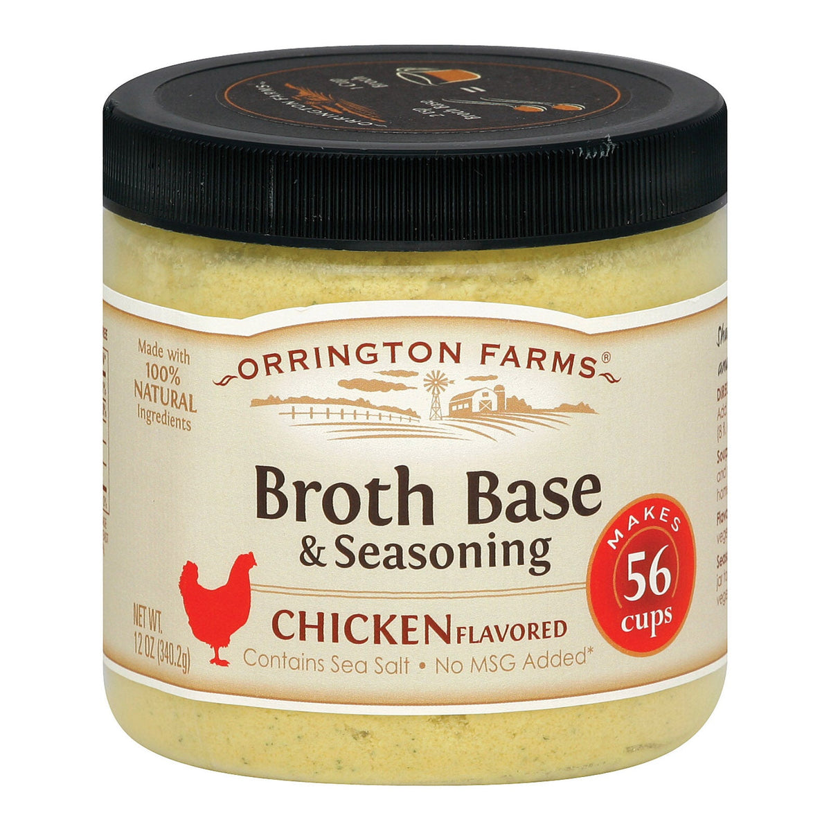 Orrington Farms Chicken Broth Base & Seasoning, 12 oz (Case of 6)